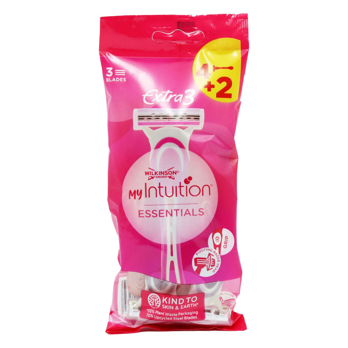 Wilkinson Sword Extra 3 Beauty Disposable Razor - 3 Blades Razor for W ...
