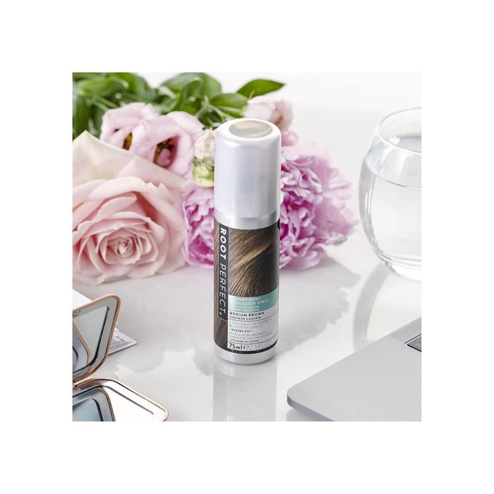 ROOT PERFECT Hair Concealer Spray, Medium Brown, 75ml
