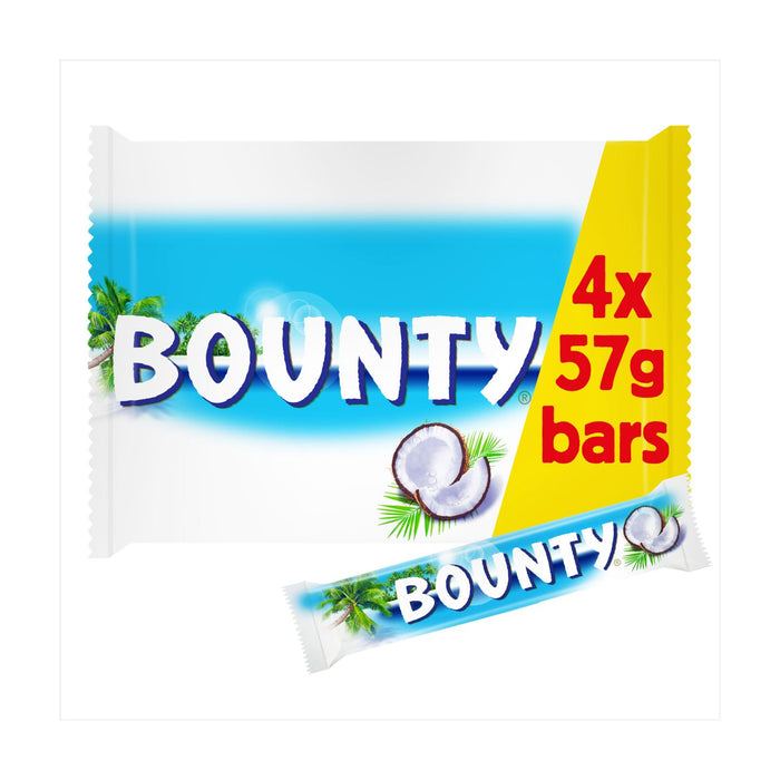 Boùnty Coconut Milk Chocolate 4 Pack 57g (Box of 12)