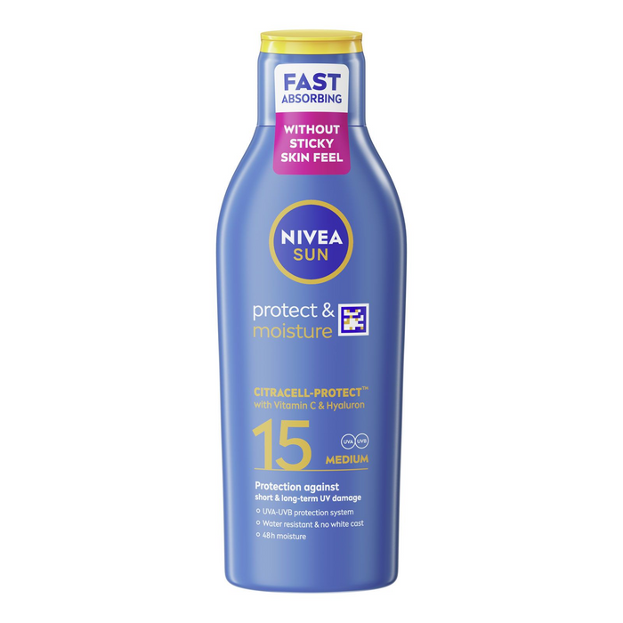 Nivea Sun Protect & Moisture Sun Lotion SPF15 (200ml)