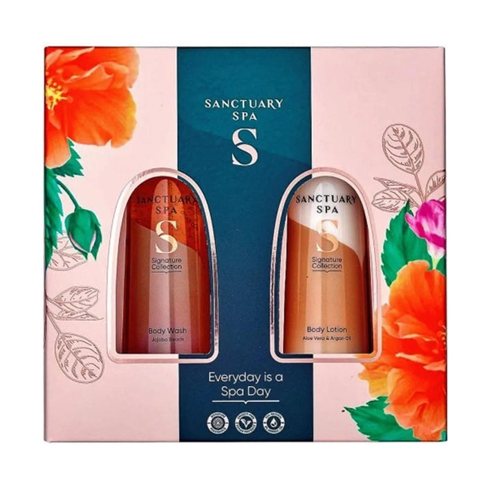 Sanctuary Spa Body Wash & Body Lotion Gift Set - Everyday Is A Spa Day