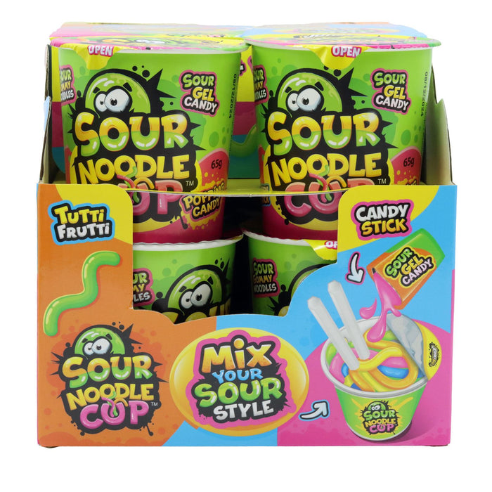 Johny Bee Sour Noodle Cup 65g (Box of 12)