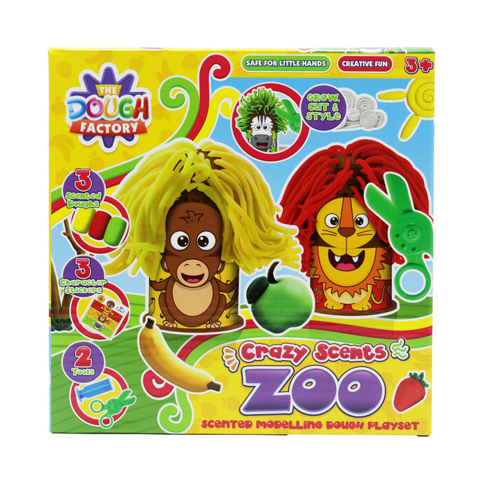 Crazy Scents Zoo Scented Modelling Dough Playset