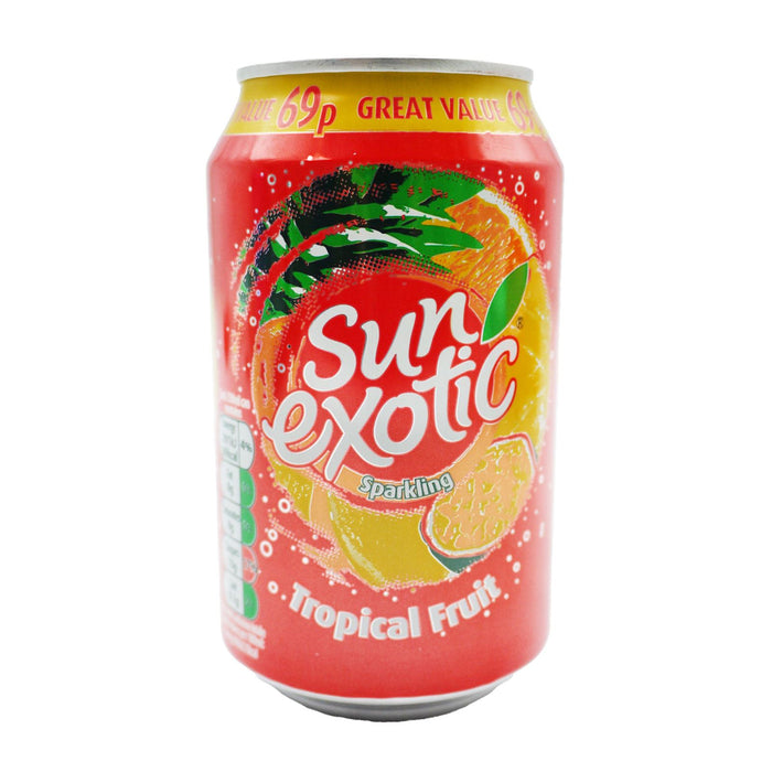 Sun Exotic Sparkling Tropical Fruit Pm69 (Box of 24) 330ml