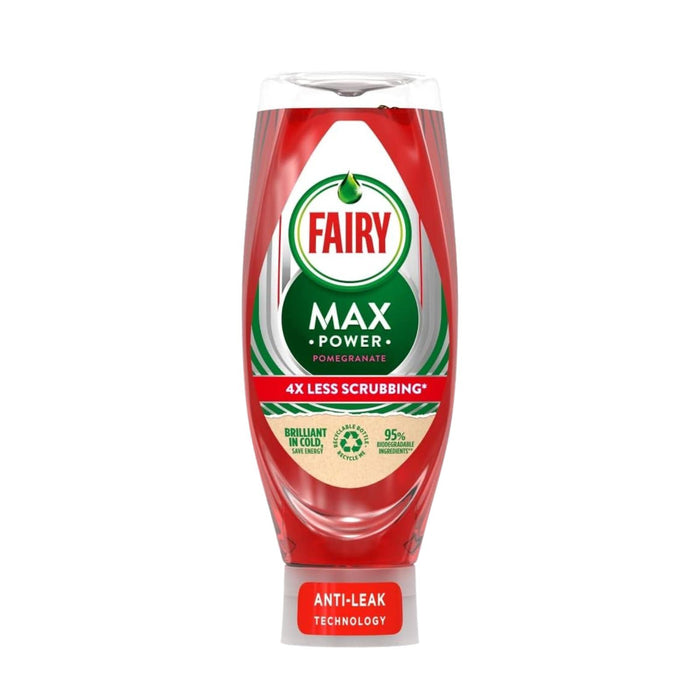 Fairy MaxPower Washing Up Liquid Pomegranate 640ml