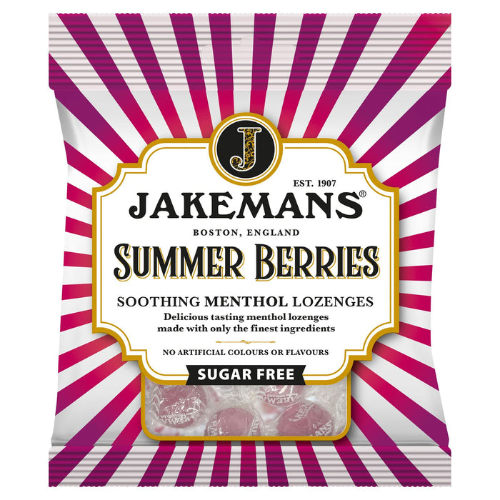 Jakemans Lozenges Summer Berries Sugar Free (50g)