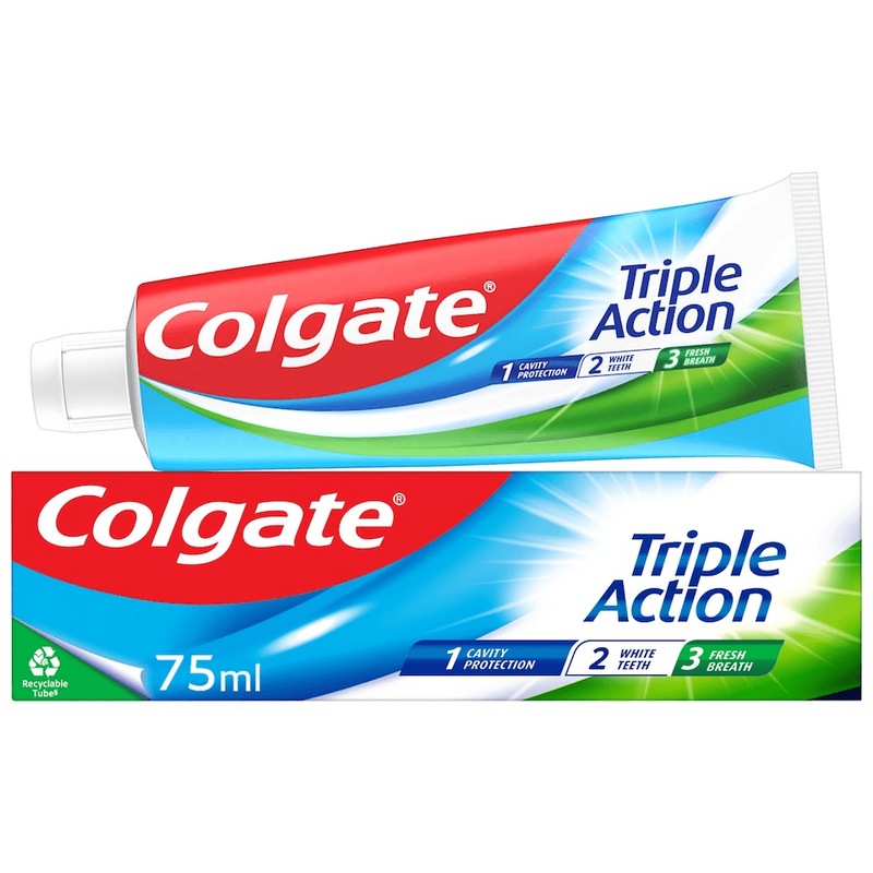 Colgate Triple Action Toothpaste (75ml) - image 2