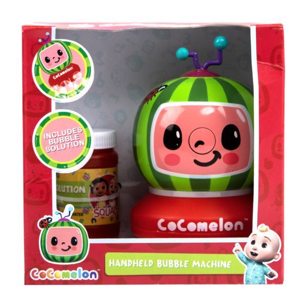 Cocomelon Handheld Bubble Blower with Bubble Solution