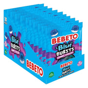 Bebeto Blue Bursts Centre Filled Gummies Gummy Goozies (10 x 130g)