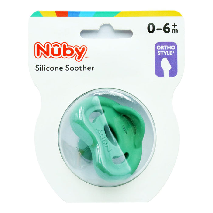Nuby Soother Silicone 0-6 + Months