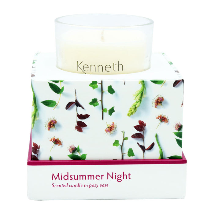 Kenneth Turner Scented candle Midsummer night in Posy Vase 200g