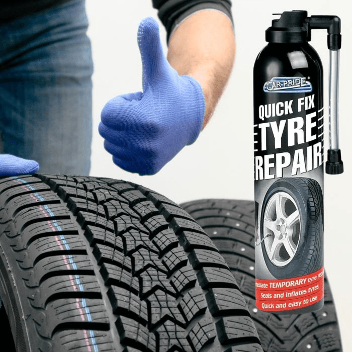 Car Pride Quick Fix Tyre Repair Spray (300ml)