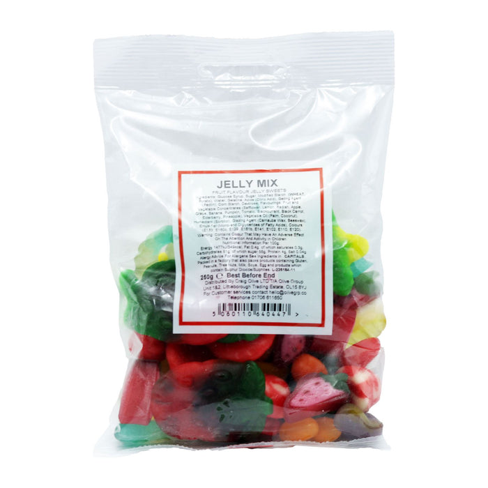 Jelly Mix Fruit Flavour Jelly Sweets Bumper Value Bag (24 x 250g)
