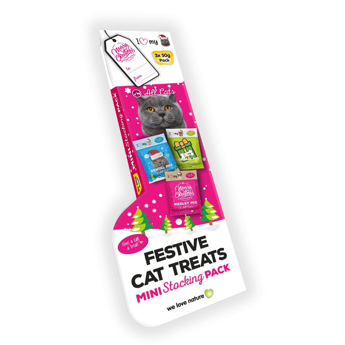 I Love My Pet Xmas Cat Stocking 200g
