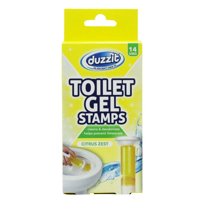 Duzzit Toilet Gel Stamps Citrus Zest (14 Uses)