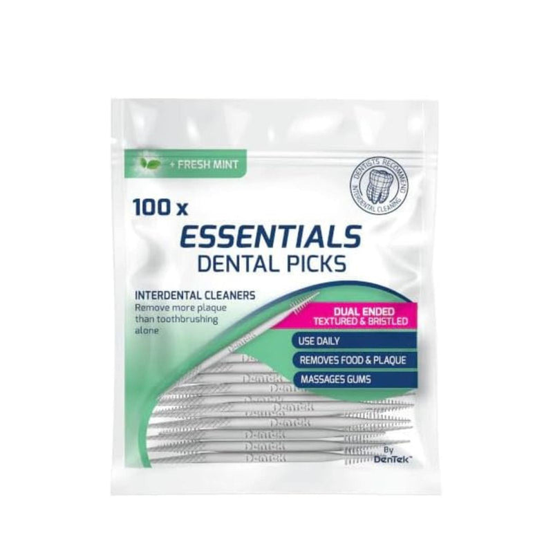 DenTek Essentials Dental Picks - Fresh Mint - 100 per Pack