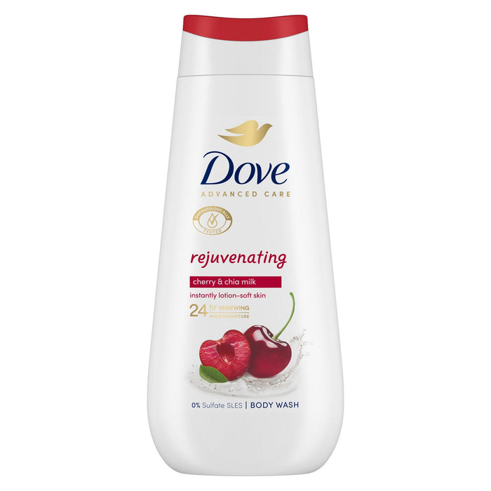 Dove Rejuvenating Cherry & Chia Milk Body Wash (225ml)