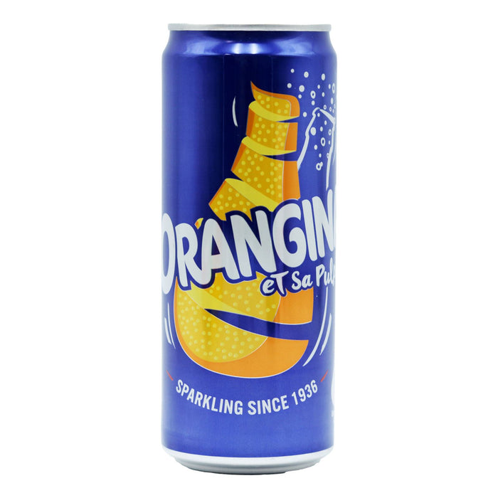 Orangina Original Sparkling Orange Drink Can (24 x 330ml)