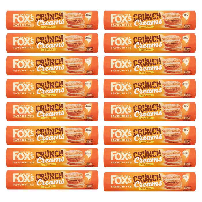 Fox's Golden Crunch Creams Biscuits 200g (Box of 16)