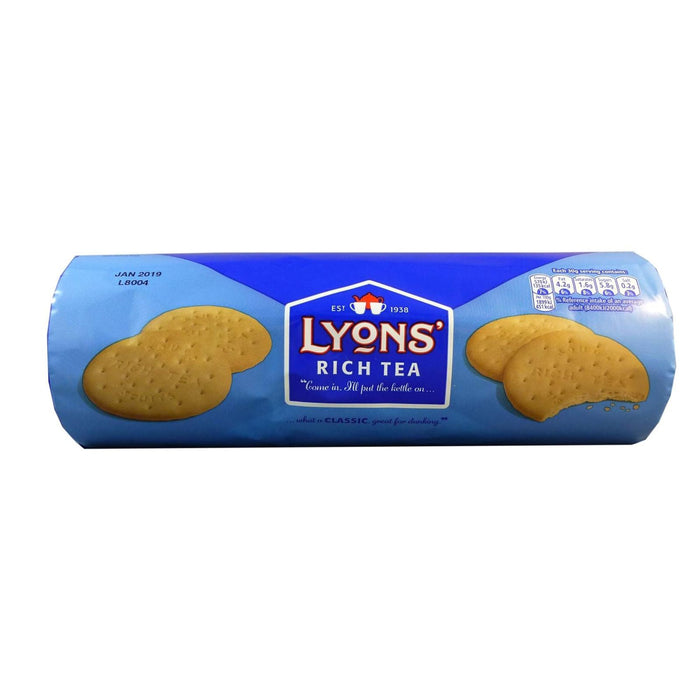 Lyons Rich Tea biscuits 300g  (Box of 18)