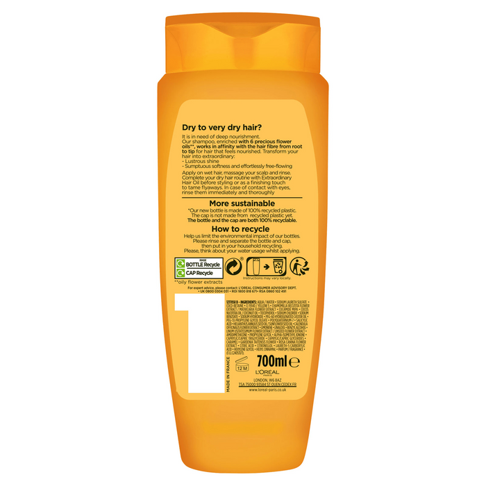 L'Oreal Paris Elvive Extraordinary Oil Nourishing Shampoo (700ml)