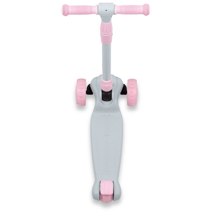 Kidwell 3 Wheeled Light Up Balance Scooter Jax (Gray/Pink)