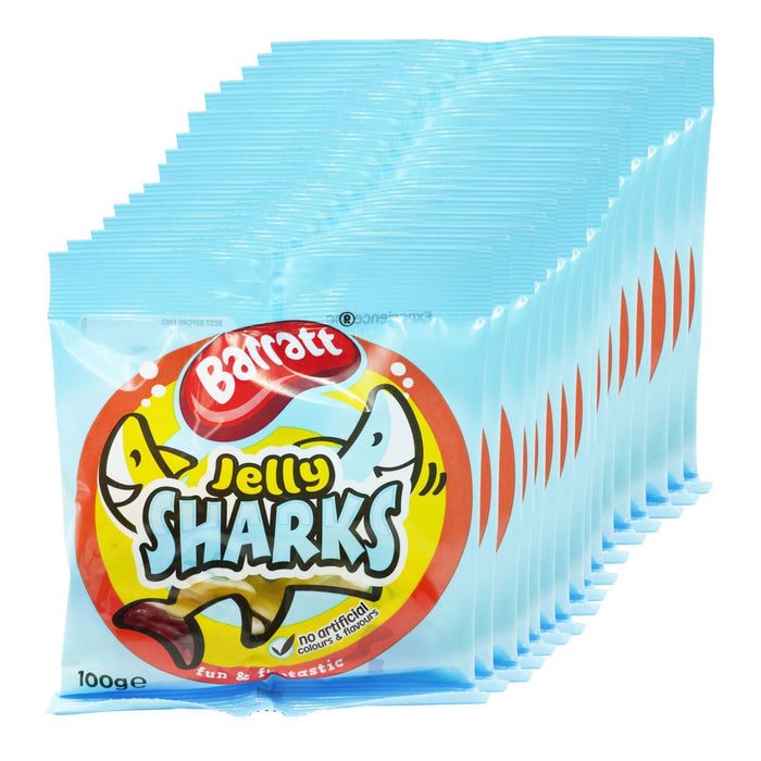 16x Barratt Fun & Fantastic Jelly Sharks, 100g