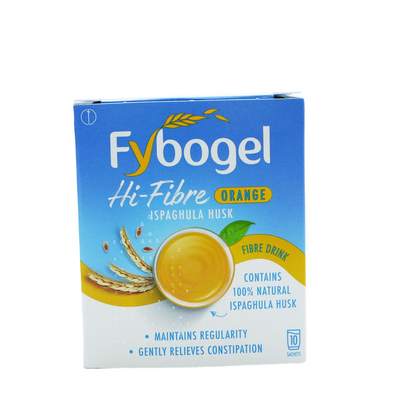 Fybogel Hi-Fibre Orange Constipation Relief 10's