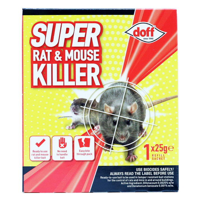 Doff Super Rat & Mouse Killer (1x25g)