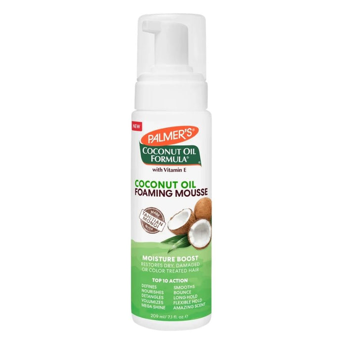 Palmer's Coconut Oil Formula Moisture Boost Foaming Hair Mousse (209ml)