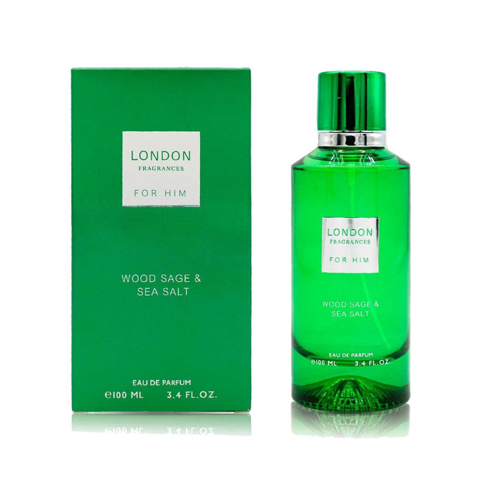 London Fragrances Wood Sage and Sea Salt Eau De Parfum 100ml