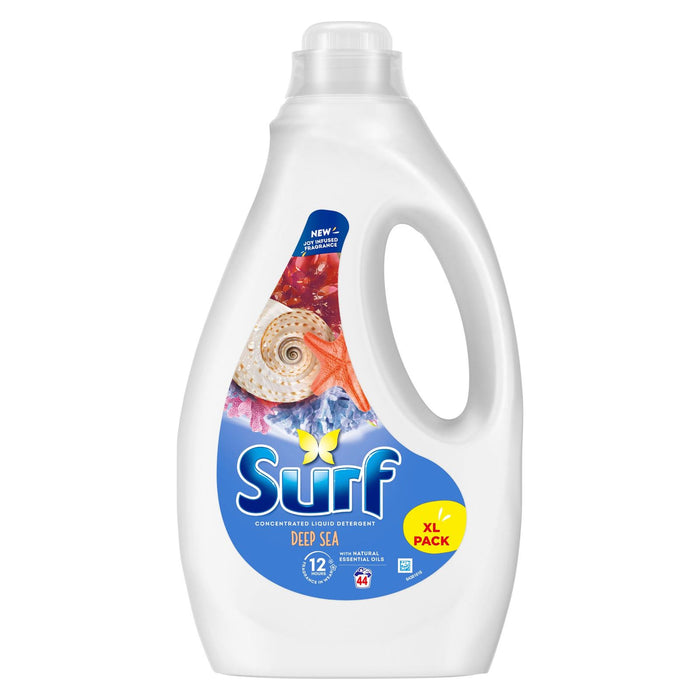 Surf Concentrated Liquid Laundry Detergent Deep Sea, 44 Washes (1.2L)