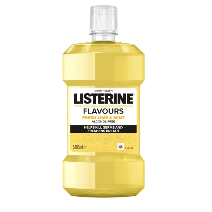 Listerine Flavours Fresh Lime and Mint Mouthwash 500 ml