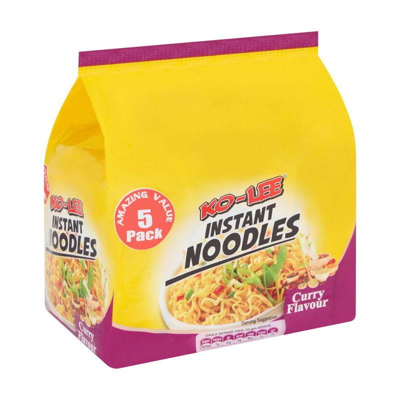 Ko-lee Noodles Curry 5pk 70g