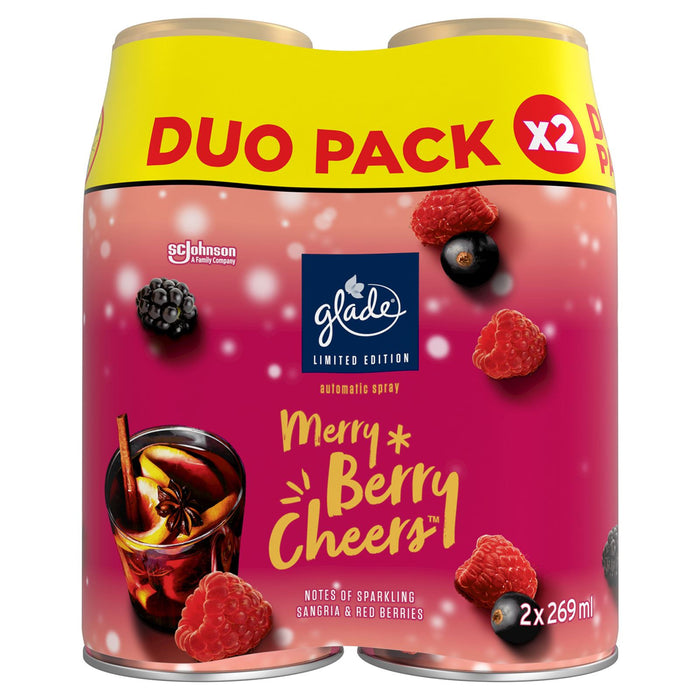 Glade Automatic Spray Twin Refill Merry Berry Cheers 2x269ml