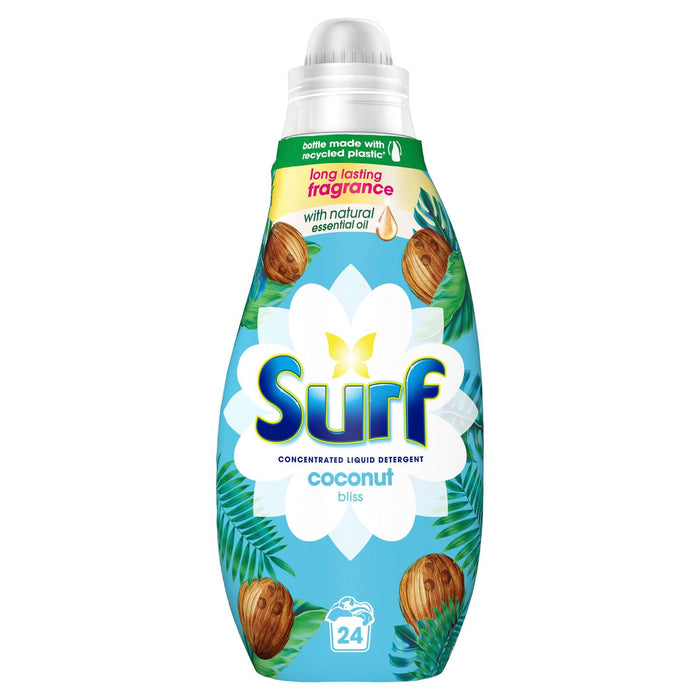 Surf Coconut Bliss Concentrated Liquid Detergent, 24 Washes, 648ml