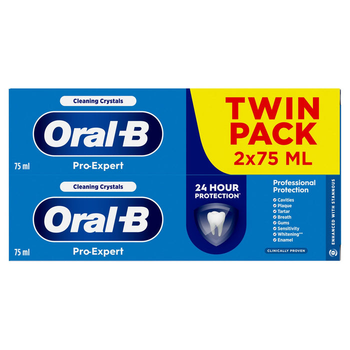 Oral-B Pro Expert Professional Protection Toothpaste Twin Pack (2 x 75ml)