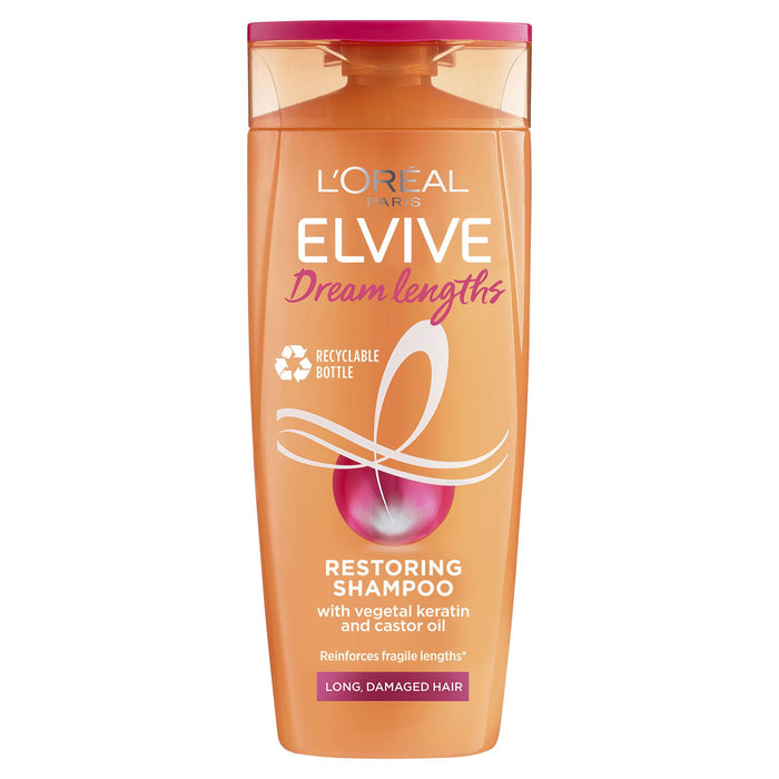 L'Oreal Paris Elvive Dream Lengths Shampoo, Nourishing & Strengthening Treatment, 400ml