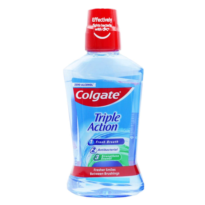 COLGATE TRIPLE ACTION MOUTHWASH 500ml