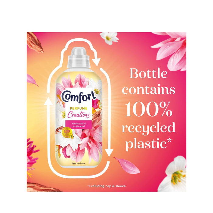 Comfort Creations Honeysuckle & Sandalwood Fabric Conditioner 26 washes