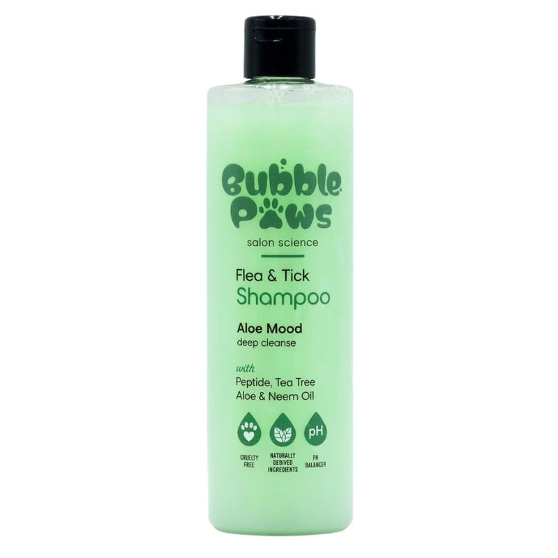 Bubble Paws Flea & Tick Shampoo Aloe Mood (415ml)