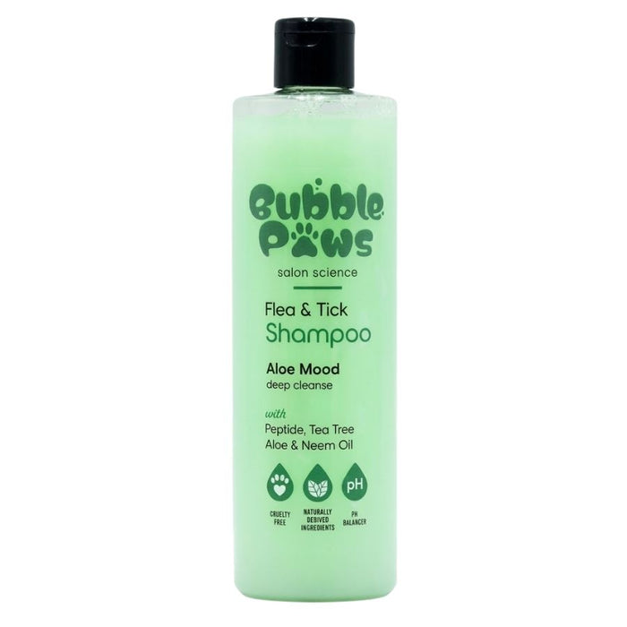 Bubble Paws Flea & Tick Shampoo Aloe Mood (415ml)