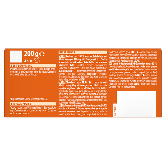 After Eight Orange Dark Chocolate Box (12 x 200g)