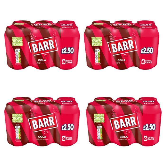 Barr Cola Pm 2.50 330ml 6 Pack (Box of 4)