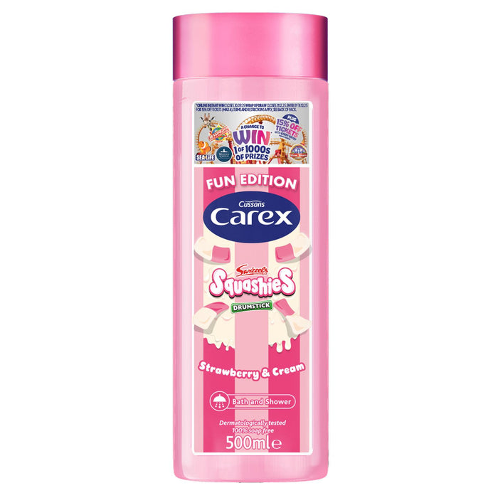 Carex Squashies Strawberry & Cream Shower Gel 500ml