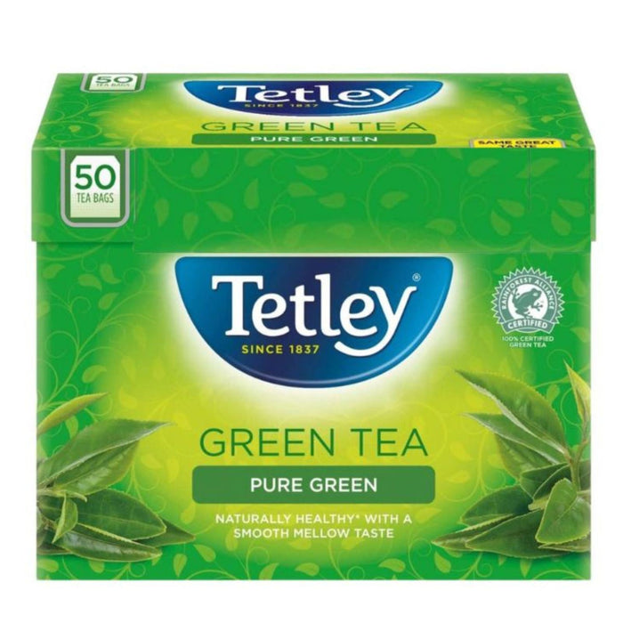 Tetley Pure Green Tea, 50 bags (Box of 6)