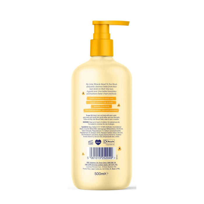 My Little Miracle Top To Toe Baby Wash 500ml