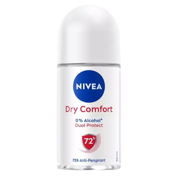 Nivea Dry Comfort Roll On Deodorant Antiperspirant 50ml