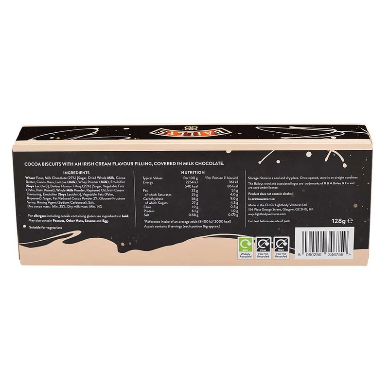 Baileys Creams Milk Chocolate Biscuit (14 x 128g) - image 3