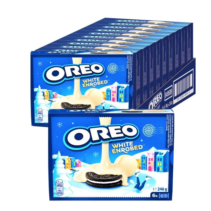 10x OREO Covered White Chocolate Biscuits, 246g
